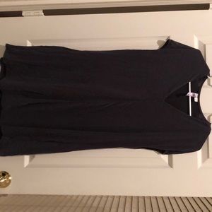 dark gray tee shirt dress